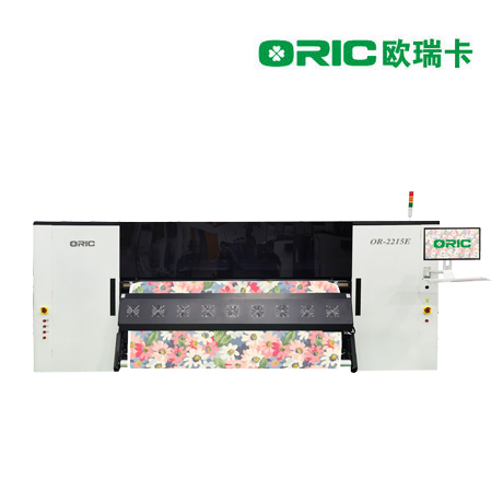 Imprimante industrielle de sublimation de colorant de petit pain en caoutchouc d'OR-2215E avec 15 têtes I3200